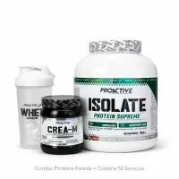 COMBO PROTEÍNA ISOLATE WHEY 4LB + CREATINA CREA-M CON SHAKER GRATIS – GANANCIA MUSCULAR Y RECUPERACIÓN 2