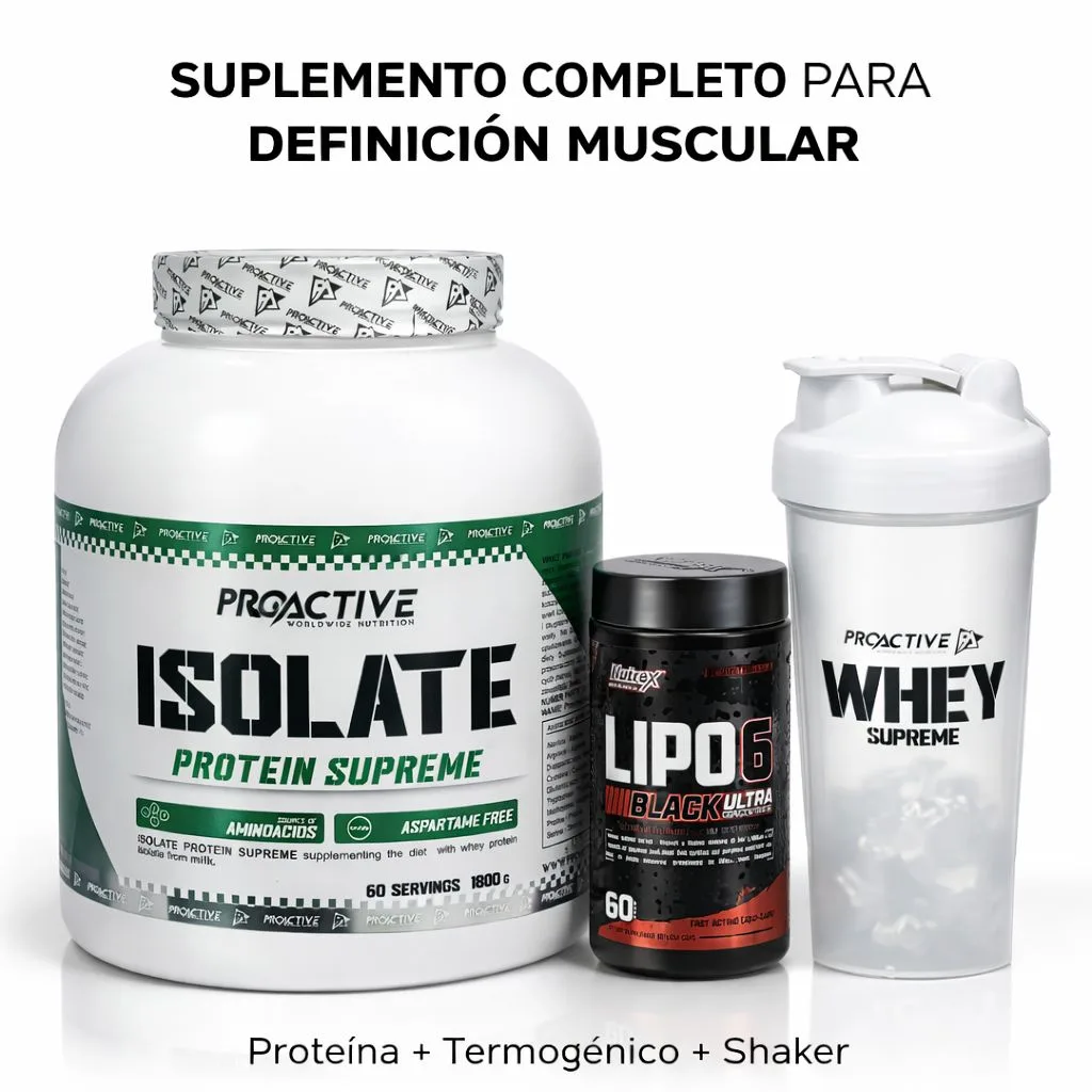 OFERTA ISOLATE SIN GRASA + QUEMADOR DE GRASA LIPO 6  2