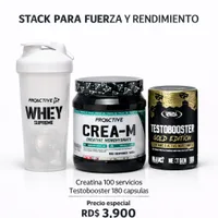 COMBO CREATINA MONOHIDRATADA 100 SERVICIOS + 180 PASTILLA DE TESTOBOOSTER 2
