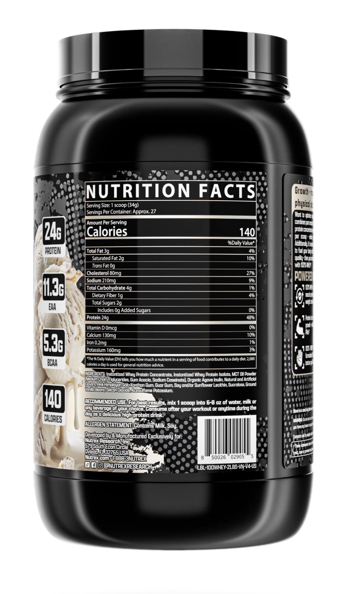 WHEY NUTREX 2 Libras  2