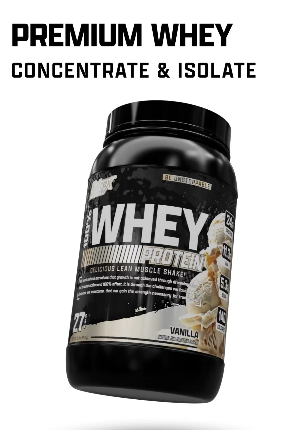 WHEY NUTREX 2 Libras  - Imagen 1