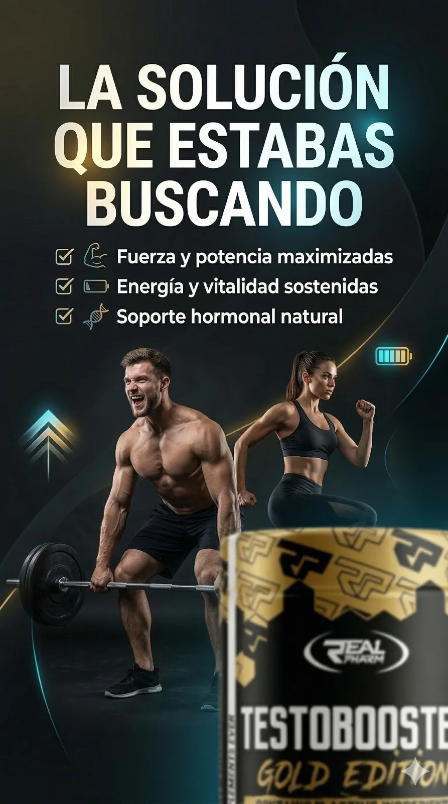 TESTOBOOSTER GOLD EDITION 180 CAPS - Imagen 2