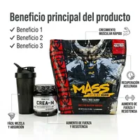 OFERTA MUTANT EXTREME 6 LIBRAS + CREATINA MONOHIDRATADA 50 SERV DE SABOR  1