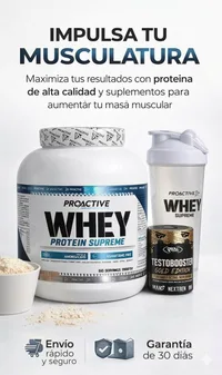 OFERTA WHEY PROACTIVE 4 LBS + TESTOBOOSTER 180 pastillas  1