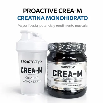CREATINA MONOHIDRATADA 50 SERV CON SABOR Y SIN SABOR 