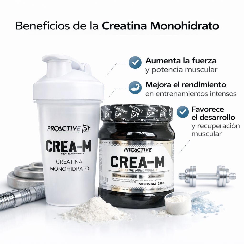CREATINA MONOHIDRATADA 50 SERV CON SABOR Y SIN SABOR  2