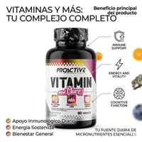 Multivitaminico PROACTIVE 90 PASTILLAS  1